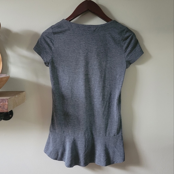 *Short Sleeve Peplum Top* - Picture 2 of 2